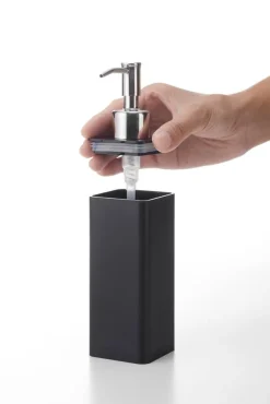 Kylpyhuonetarvikkeet^Yamazaki saippua-annostelija Tower musta