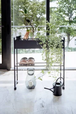 Kylpyhuoneen Säilytys|Hyllyt Ja Telineet^Yamazaki säilytyskärry Tower musta