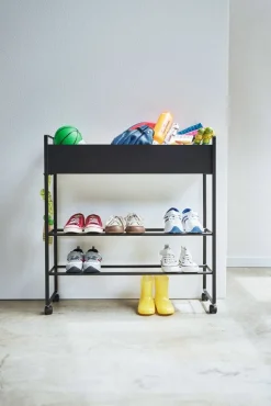 Kylpyhuoneen Säilytys|Hyllyt Ja Telineet^Yamazaki säilytyskärry Tower musta