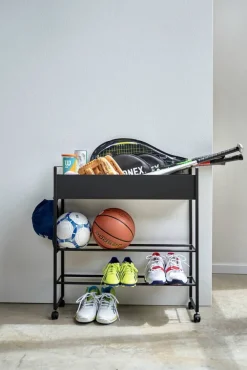 Kylpyhuoneen Säilytys|Hyllyt Ja Telineet^Yamazaki säilytyskärry Tower musta