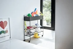 Kylpyhuoneen Säilytys|Hyllyt Ja Telineet^Yamazaki säilytyskärry Tower musta