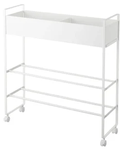 Kylpyhuoneen Säilytys|Hyllyt Ja Telineet^Yamazaki säilytyskärry Tower valkoinen