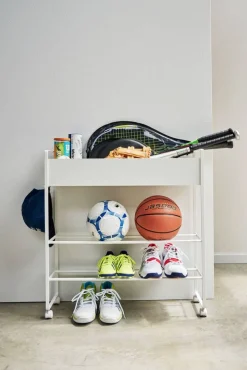 Kylpyhuoneen Säilytys|Hyllyt Ja Telineet^Yamazaki säilytyskärry Tower valkoinen