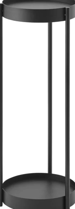 Huonekalut^Yamazaki sivupöytä Tower pyörillä musta