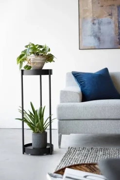 Huonekalut^Yamazaki sivupöytä Tower pyörillä musta