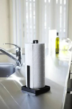 Ruoansäilytys Ja Järjestys^Yamazaki talouspaperiteline Tower musta