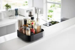 Säilytyskorit Ja Laatikot|Ruoansäilytys Ja Järjestys^Yamazaki tarjotin Tower tarjotin musta