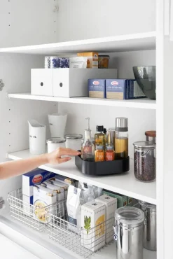 Säilytyskorit Ja Laatikot|Ruoansäilytys Ja Järjestys^Yamazaki tarjotin Tower tarjotin musta