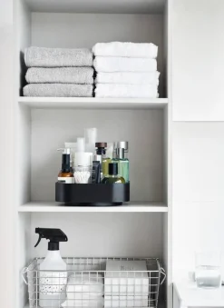 Säilytyskorit Ja Laatikot|Ruoansäilytys Ja Järjestys^Yamazaki tarjotin Tower tarjotin musta