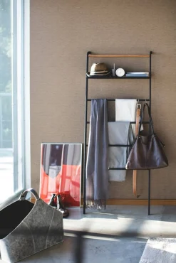 Kylpyhuoneen Säilytys|Hyllyt Ja Telineet^Yamazaki teline hyllyllä musta