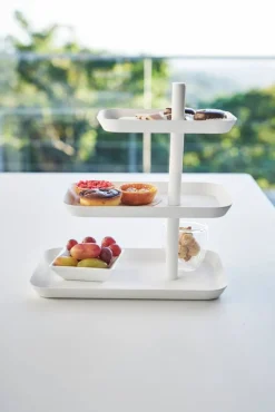 Kylpyhuoneen Säilytys|Toimistotarvikkeet^Yamazaki Tower kerrosvati valkoinen