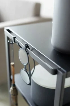 Huonekalut^Yamazaki Tower tarjoiluvaunu musta