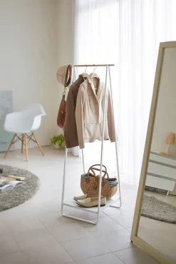 Hyllyt Ja Telineet|Huonekalut^Yamazaki vaaterekki valkoinen