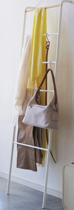 Kylpyhuoneen Säilytys|Hyllyt Ja Telineet^Yamazaki vaateteline valkoinen